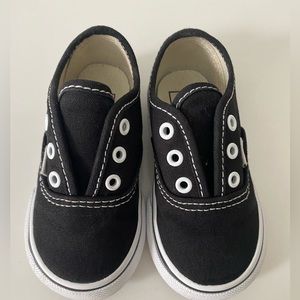 Toddler Vans worn once black
